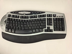 Microsoft Wireless Comfort Keyboard 4000 # 1045 Ergonomic Keyboard No Dongle - Picture 1 of 3