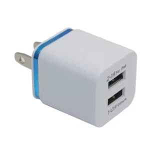 universal phone charger 3PCS 5w 5v 1a portable 2 usb wall charger power adapter - Picture 1 of 10