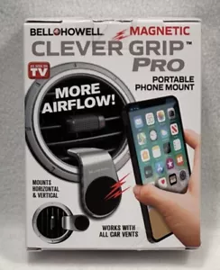 Soporte magnético para teléfono portátil Bell+Howell Clever Grip Pro - como se ve en la TV - Imagen 1 de 6