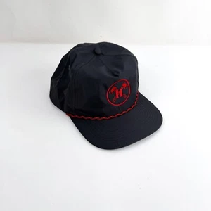 Hovi Dry Goods H Logo Axe Cross Rope Snapback Hat Cap Casual Black Red - Picture 1 of 8
