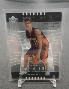 2004-05 Upper Deck Trilogy #103 Andris Biedrins Warriors Level 2 RC Glass /999 - Picture 1 of 2