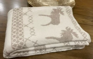 Decke aus natürlicher Schafwolle. Überwurf aus natürlicher Wolle. Bio-Decke. - Bild 1 von 9