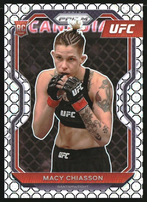 2021 Panini Prizm UFC Prizms Octagon #37 Macy Chiasson RC /8