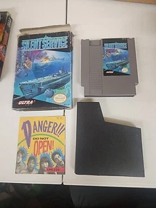 Silent Service Nintendo Entertainment System 1989 Box, Sleeve, Game and Insert - Picture 1 of 3