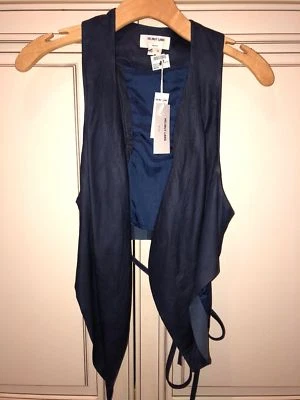 Nuevo Con/Etiquetas MUJER Chaleco Por HELMUT LANG, TALLA S, Ultravioleta Azul - Imagen 1 de 4