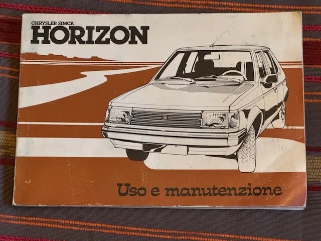 MANUALE AUTO CHRYSLER SIMCA HORIZON - Immagine 1 di 1