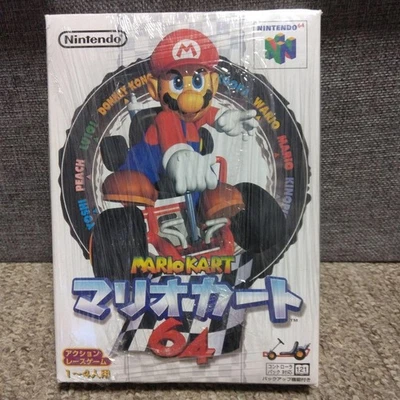 Mario Kart 64 N64 Japan Version New Factory Sealed Nintendo 1996 - Image 1 of 2