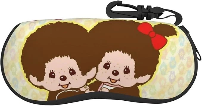 Monchhichi Glasses Case, Eyeglasses Case, Sunglasses Case, Hard, Compact - Image 1 of 4