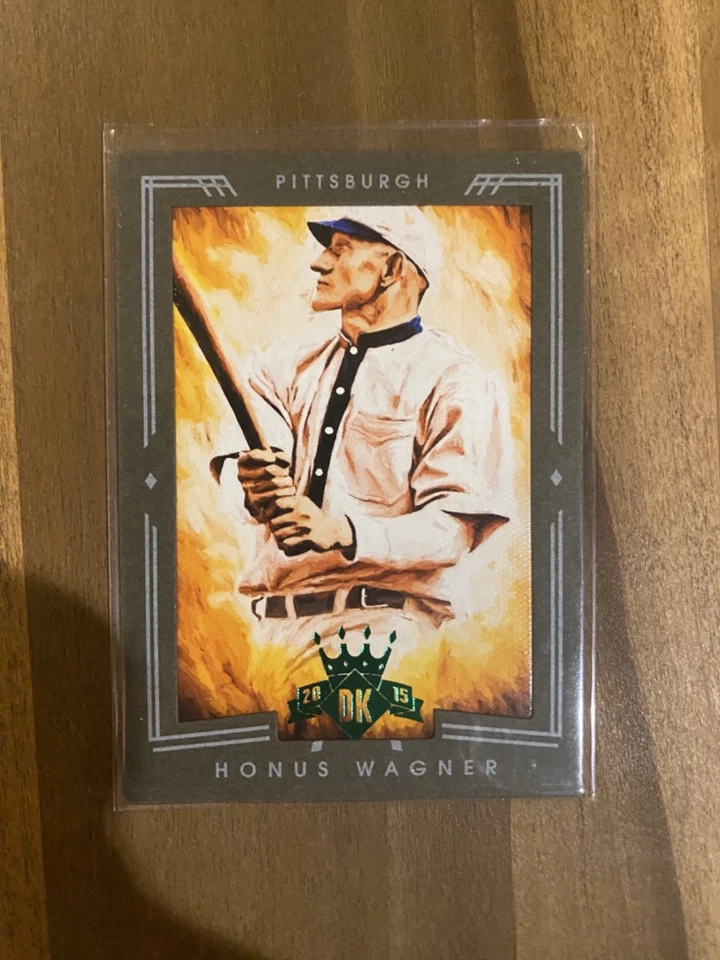 Panini Diamond Kings 2015 - Honus Wagner #64 marco verde 5/5 Pittsburgh Pirates Foto 1 de 2