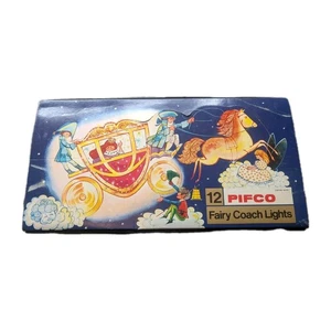 Vintage 1960’s 12 Pifco Fairy Coach Christmas Lights Working Boxed A8 - Bild 1 von 18