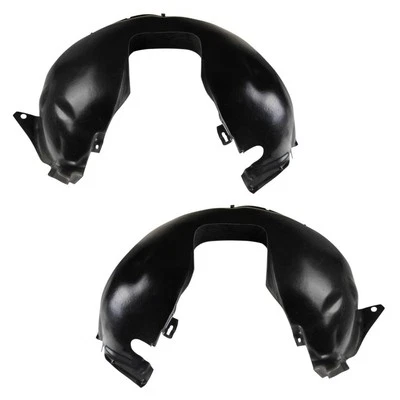 For Volvo S80 1999-2006 TRQ Front Driver & Passenger Side Fender Liner Set - Image 1 of 4