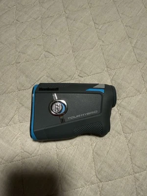 Telémetro láser híbrido Bushnell Golf Tour 2025, con pendiente, gris, usado Foto 1 de 4