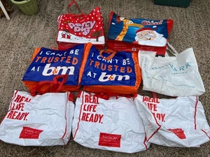 8 Reusable Large Shopping Bags Bags For Life Bundle Large Bags Various Brands - Picture 1 of 6