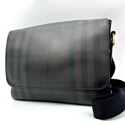 Burberry Smoked Check Messenger Bag Shoulder Men Bag Accessory Original Collecti - Image 1 of 4