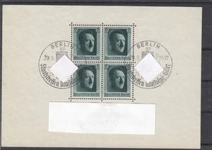 Dt.Reich 1937 Mi. Nr.646 Block 7 gestempelt - Bild 1 von 1