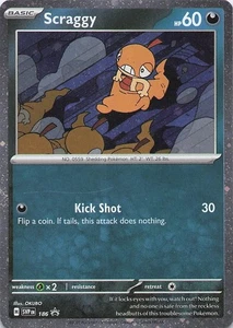 Scraggy - Promo SV: Scarlet & Violet Promo Cards 186 NM Holo - Picture 1 of 2