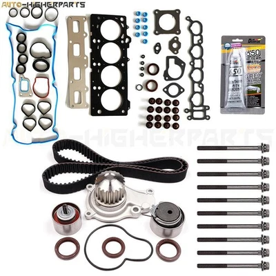 Juego de pernos de junta de cabeza para Dodge Stratus 2003-2004 kit de correa de distribución bomba de agua Foto 1 de 4