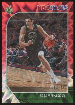 Ersan Ilyasova #109 2019-20 Panini Hoops Red Explosion Milwaukee Bucks SP/15 Foto 1 de 3