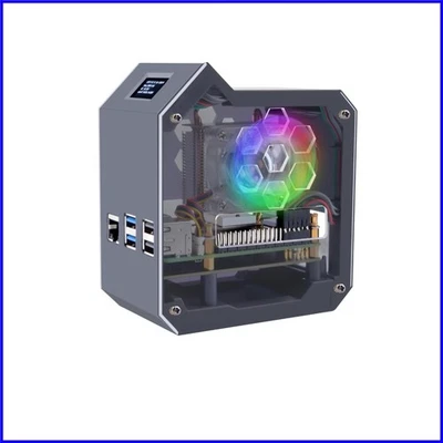 Compact N07 NVMe NAS Kit for Raspberry Pi 5 - Supports M.2 SSD 2230/2280 - Image 1 of 4