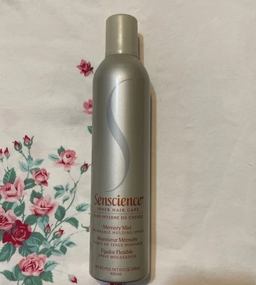 Spray de sujeción cepillable para el cuidado interior del cabello Senscience Memory Mist 10,5 Nuevo de Lote Antiguo RARO Foto 1 de 4