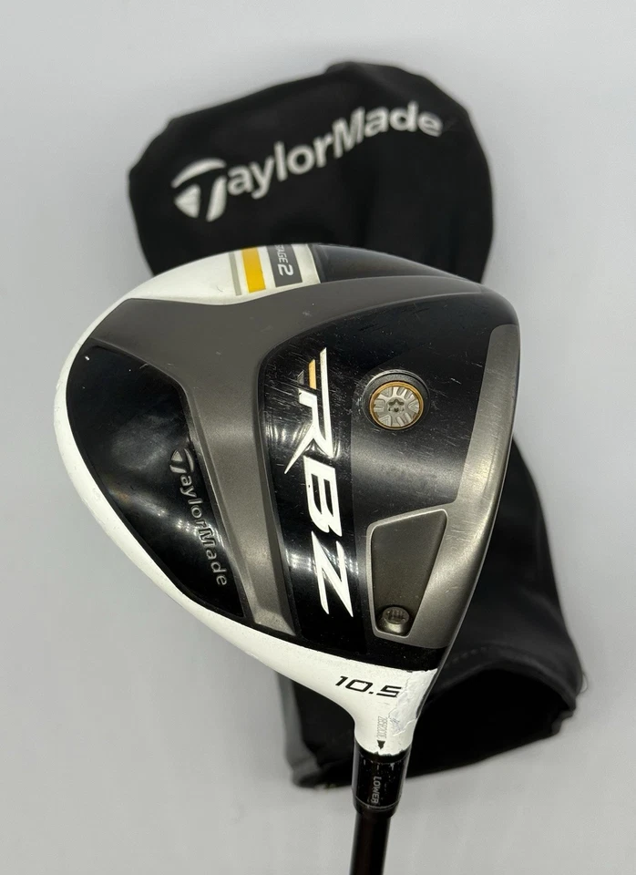 TaylorMade RBZ Stage 2 Driver 10.5° M Senior Flex Graphite Shaft RH 46.5” Cover - Image 1 of 4