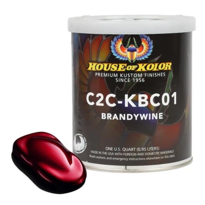 House Of Kolor SHIMRIN C2C-KBC01-Q01 C2C Kandy Series Universal Basecoat, 1 qt C Foto 1 de 3