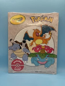 PokéMon: (2023) Crayola 28 Ausmalbilder + Poster Factory Sealed - Bild 1 von 2