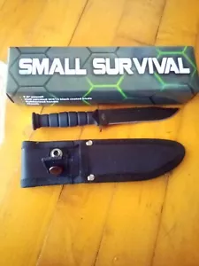 survival knife/combat/hunting/camping 7.5 inches half serrated blade - Picture 1 of 2