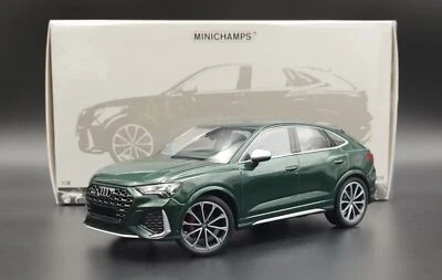 1:18 Minichamps Audi RS Q3 2019 Green Metallic limit 336 pcs. model - Immagine 1 di 4