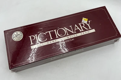 Pictionary Second Edition Game 1987 Sealed, 2nd, The Game of Quick Draw Sealed - Image 1 of 4