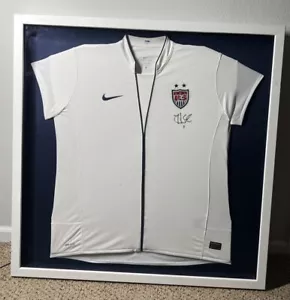 USA HOPE SOLO SIGNED WHITE NIKE SOCCER JERSEY PSA DNA AUTOGRAPHED - Picture 1 of 15