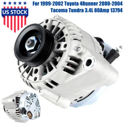 Alternator for 2000-2004 Toyota Tacoma 4Runner Tundra 3.4L V6 Fit Part# 210-0434 Foto 1 de 4