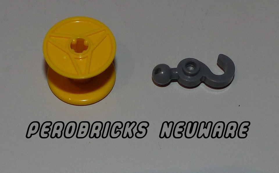 Lego Technic Technik Seil-Trommel + Haken 3x2 gelb #32012 NEUWARE - Bild 1 von 1