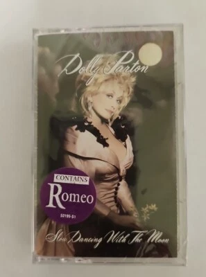 Dolly Parton - Slow Dancing With The Moon Cassette SEALED w/ Hype Columbia  - Image 1 of 4