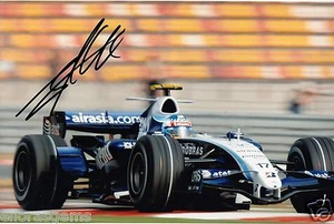 Formel 1 F1 Fahrer Alexander Wurz handsigniertes Foto 12x8" Af - Bild 1 von 1