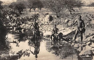 CPA / AFRIQUE DU SUD / CPA ETHNIQUE / ZULU WARRIORS / AFRICAINS - Picture 1 of 1