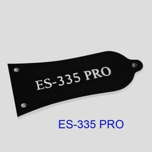 Piezas para Epiphone LP 'ES-335 PRO' TRUSS ROD PLACA DE CUBIERTA, 2 capas negro - Imagen 1 de 1