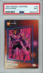 1992 Marvel Universe #164 Wolverine PSA 9 - Foto 1 di 2