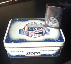 limited zippo benzin feuerzeug Sammlungsauflösung - 60th anniversary 1932-1992 - Bild 1 von 11