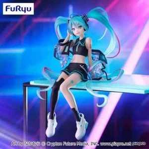 Hatsune Miku Vocaloid Noodle Stopper Figure Neon Cyber FuRyu - Picture 1 of 5