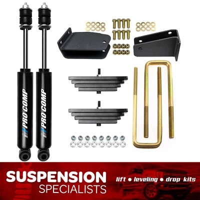 1980-1986 Ford F250 4X4 2" Adj Front Leveling Lift Kit w/ Pro Comp Shocks - Image 1 of 4