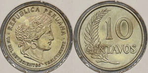 Peru 1939 10 Centavos P190234 combine shipping - Picture 1 of 3