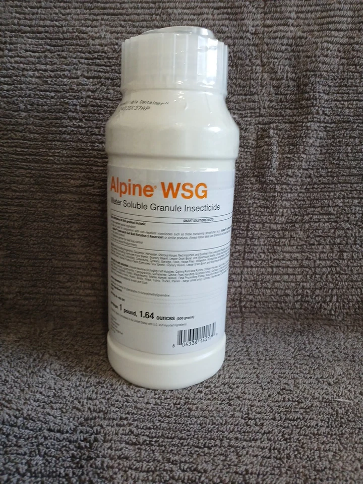 Insecticida gránulo soluble en agua Alpine WSG 500 g tarro control de cucarachas pulgas chinches Foto 1 de 1