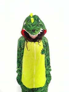 One Piece Unisex Stoner Dinosaur Adults Jammies For Parties Animal Pajamas Sm. - Picture 1 of 5