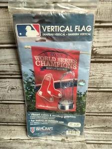 World Series Baseball 2013 Championship Boston Red Sox Vertical Flag MLB 27×37 - Picture 1 of 4