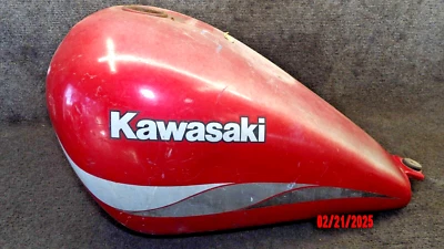 1989 89 Kawasaki EN450 EN 450 454 LTD gas fuel tank READ DESCRIPTION Foto 1 de 4