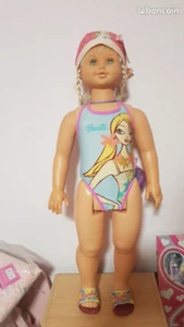 GRANDE POUPEE JESMAR 88 CM EN MAILLOT DE BAIN - Picture 1 of 3