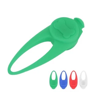 Pet Safety LED Light Pendants Dog Collar Silicone Clipon Light for Night Walking - Picture 1 of 24