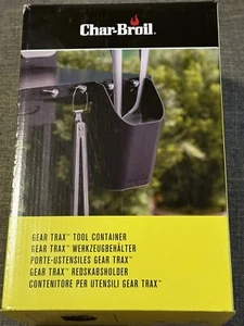 Char-Broil Grillbesteckbehälter Werkzeughalter Gear Trax für Gas-Grill Schwarz - Bild 1 von 4