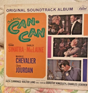 COLE PORTER'S CAN-CAN Frank Sinatra Shirley MacLaine Vintage Vinyl LP - Imagen 1 de 7
